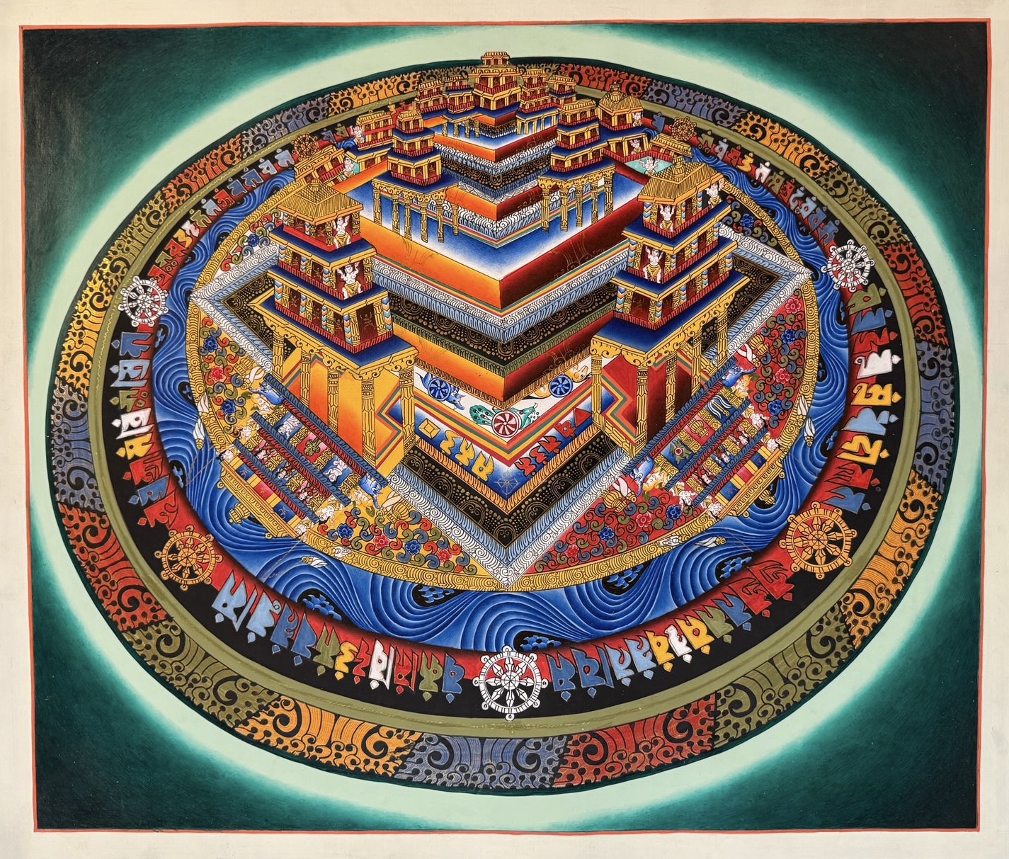 Sacred Buddhist Thangka